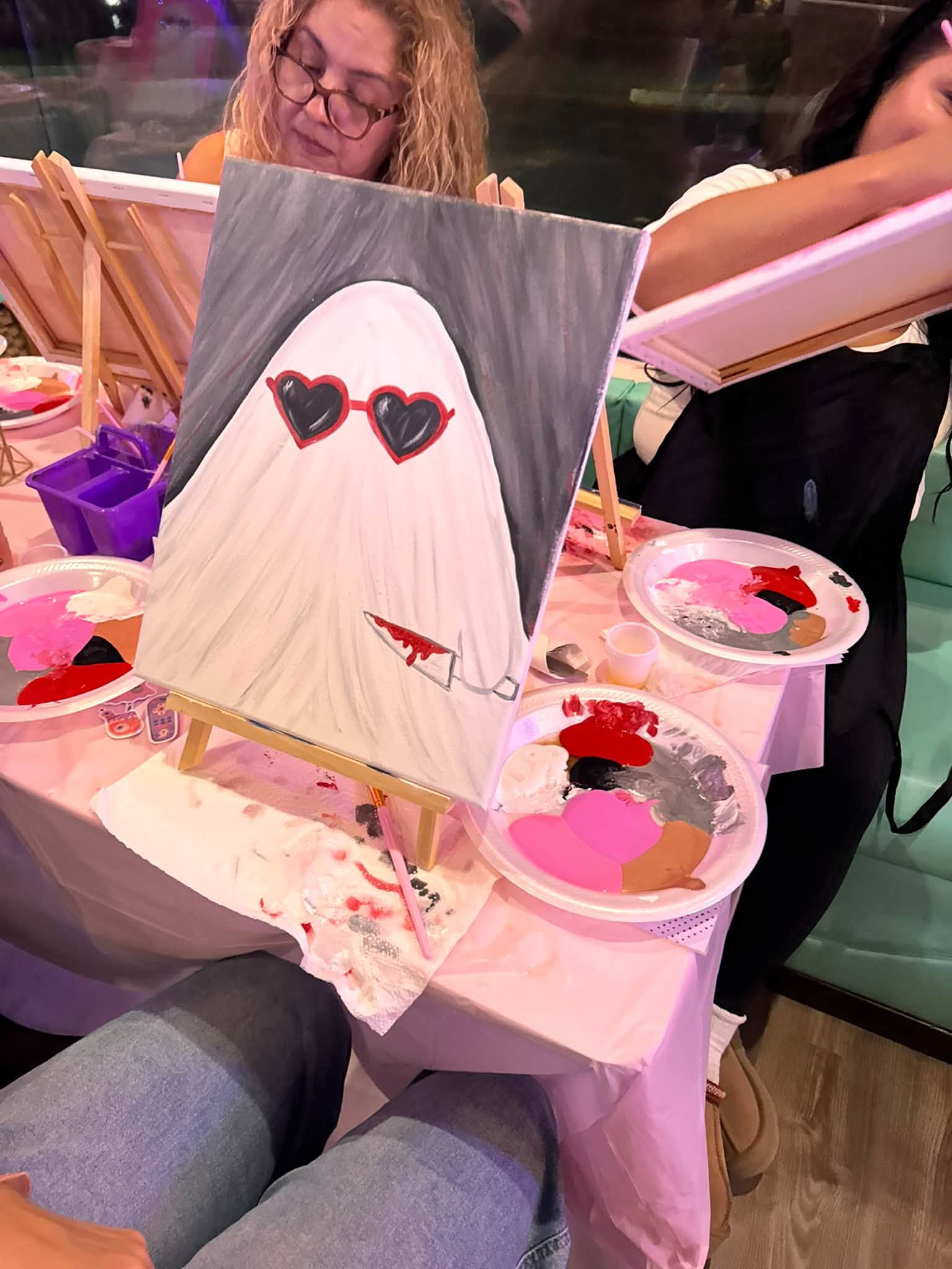 Canvas painting social